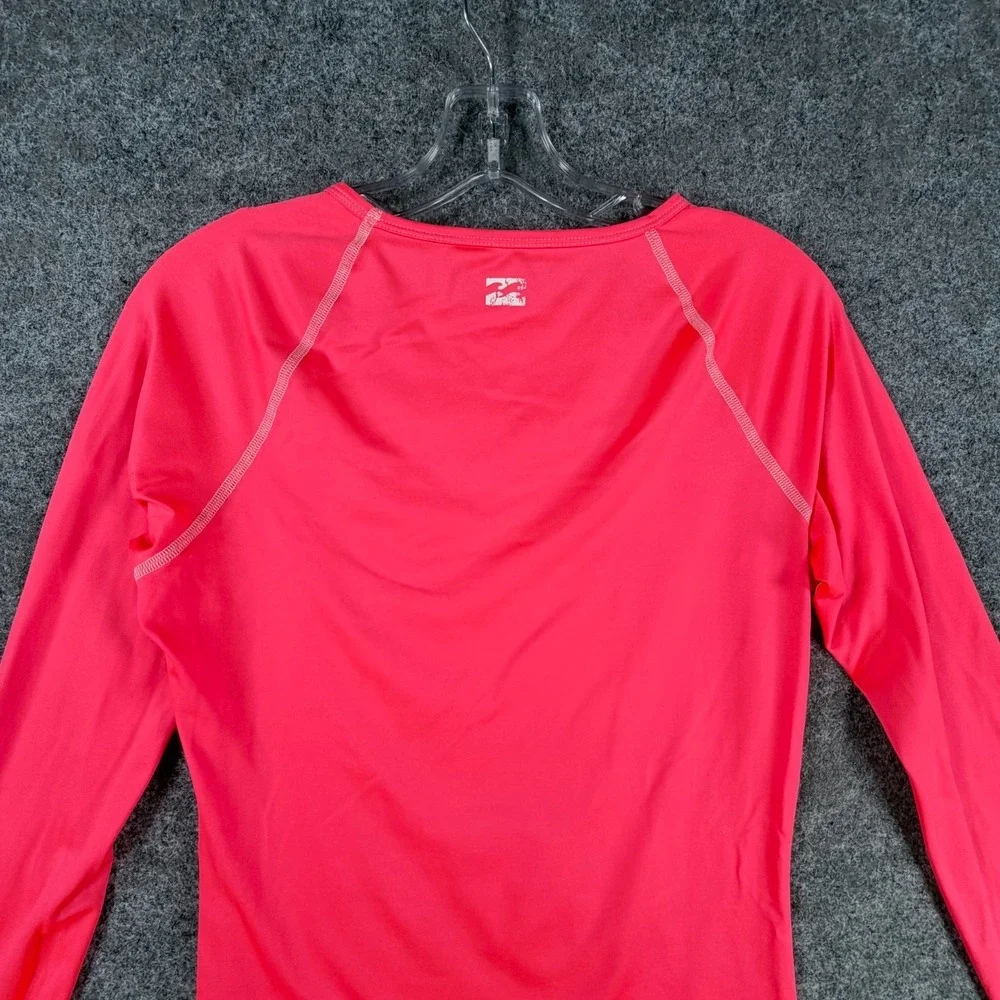 Billabong Rash Guard Swim Shirt Womens Coral Reef Bare Lady Long-Sleeve Crewneck